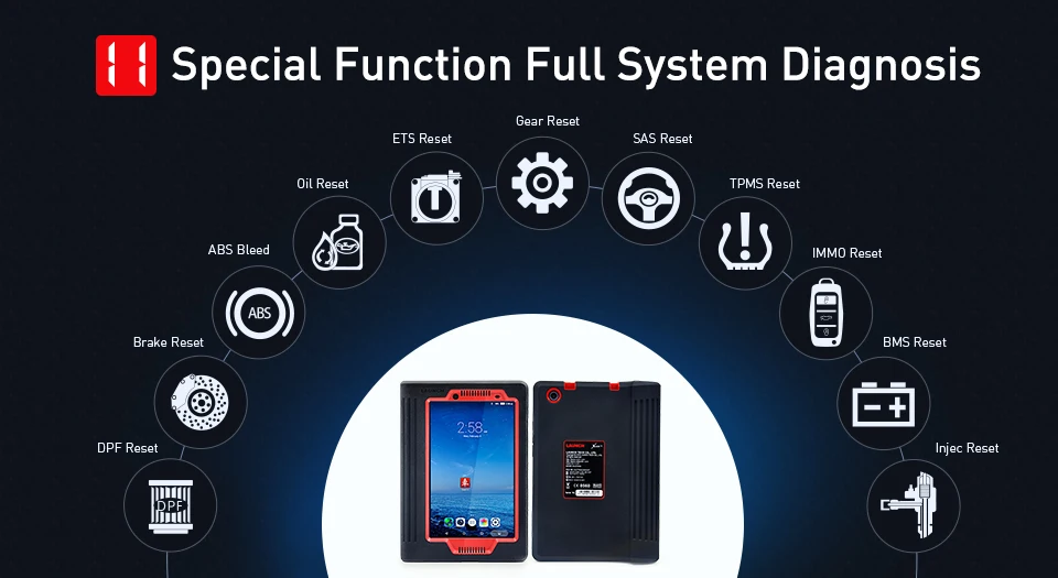 Launch X431 V X 431 PRO 8inch WiFi/Bluetooth Full System Diagnostic