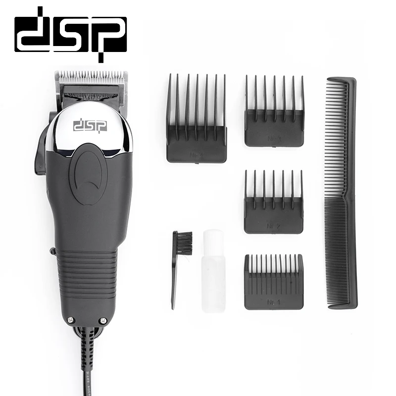 DSP профессиональная электрическая машинка для стрижки волос, титановое стальное лезвие, триммер для волос, машинка для стрижки волос, инструмент для бритья