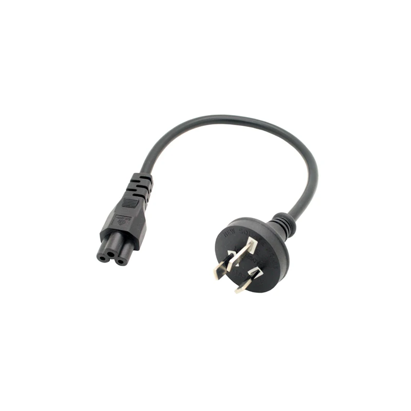 

IEC C5 to AU Plug 3 Pin AC Power Cable Cord Adapter Charger Monitor 10A 250V For Notebook Power Supply -Extension Cord 0.3M/3M