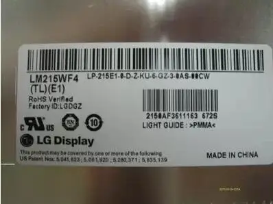 100% тестирование LM215WF4 TLE1 LM215WF4-TLE1 Оригинал класса А с лакированным 21 5 &quotдюймовый TFT