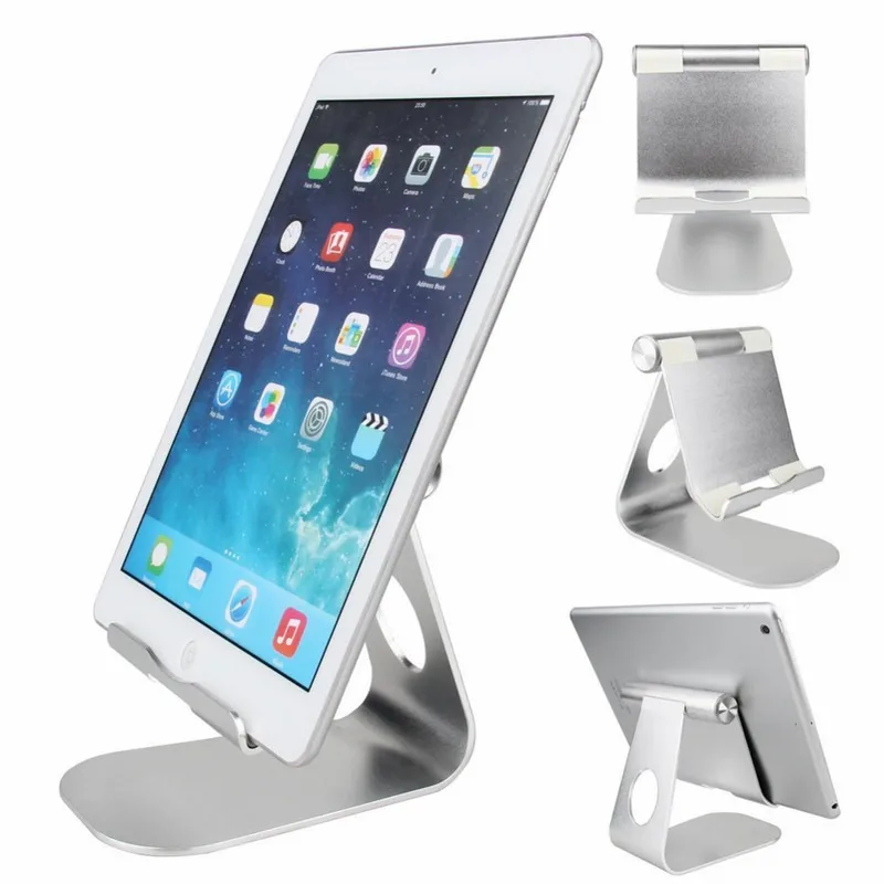 

270 Degree Multi-Angle Rotating Aluminum Alloy Stand Holder for iPad Pro 12.9 9.7 iPhone 7 Plus Smart Phone Accessories