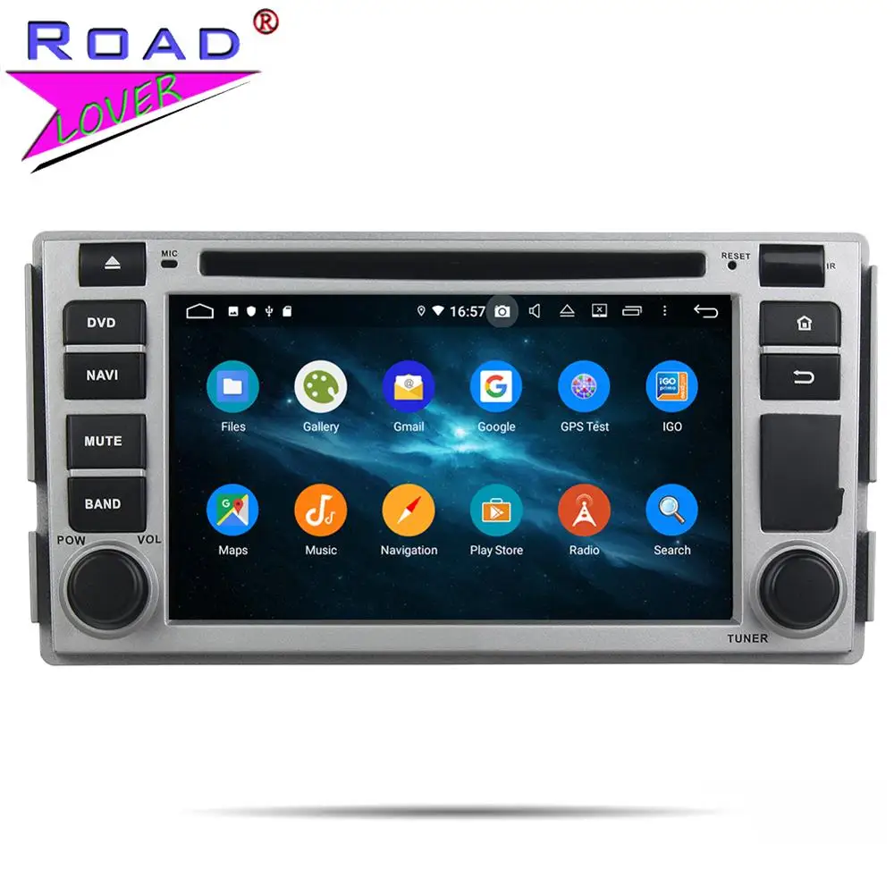 Best Roadlover Android 9.0 Car DVD Player For Hyundai Sonata Elantra Terracan Santa FE Tucson GETZ Matrix Tiburon I20 Stereo GPS Navi 2
