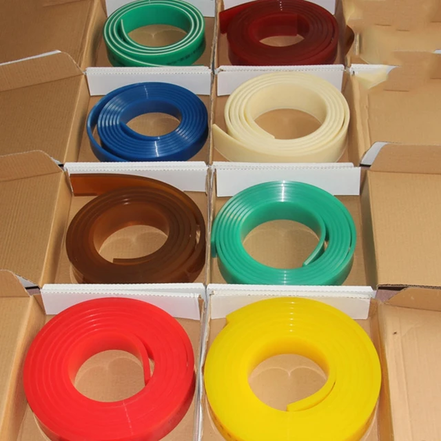 50mm*9mm Flat Silkscreen Squeegee Rubber: The Perfect Tool for DIY Silk Screen Printing