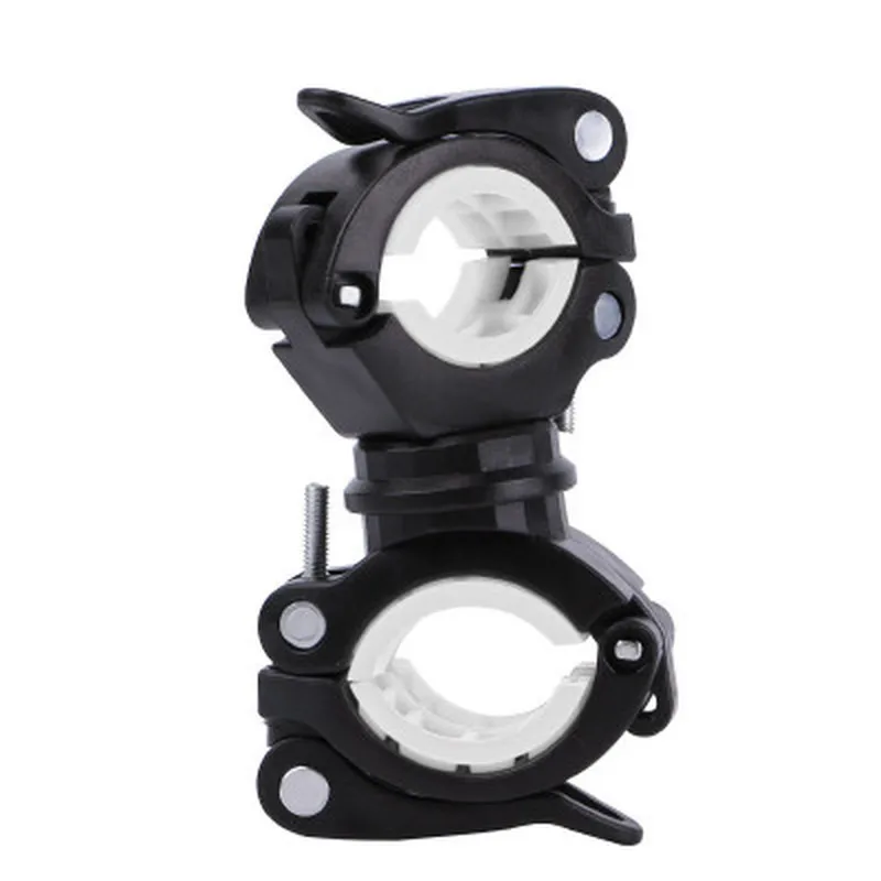 

Bicycle Light Bracket Bike Lamp Holder LED Torch Headlight Pump Stand Quick Release Mount 360 Degree Rotatable