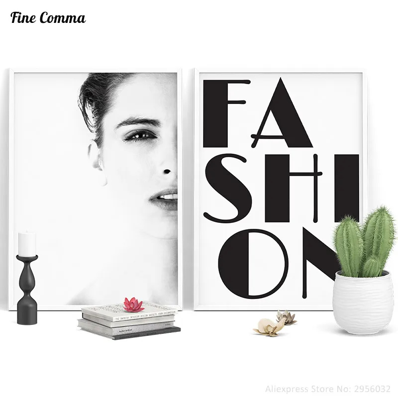 

Fashion Nordic Art Poster Scandinavian Decor Art Decor Posters and Prints Wall Picture for Living Room Wall Art Canvas Print