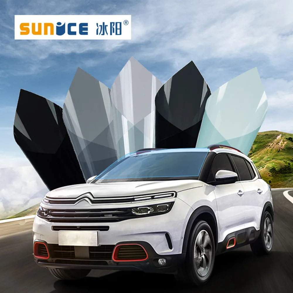

100% UV Window Tint Film Car Body Sticker Picture Removable Self Adhesive Vinyl Films Wholesales Blinding Sunshine 1.52 x 30m