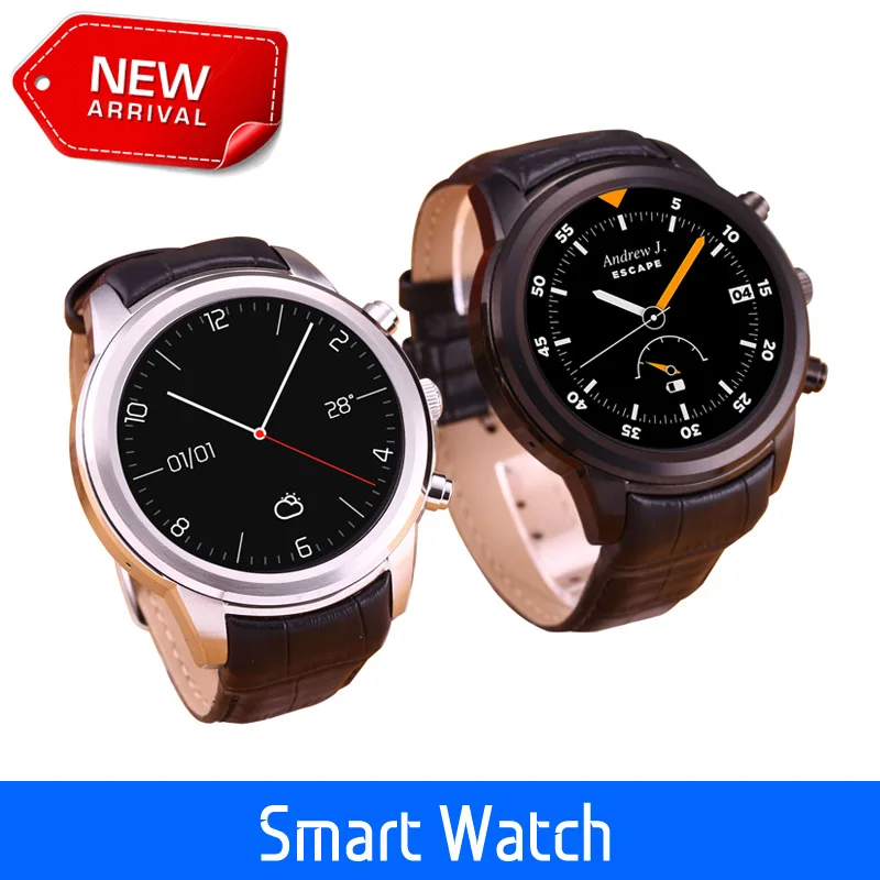  2016 бесплатная доставка умные часы 3 г X5 K18 android-автомобильный WCDMA wi-fi Bluetooth SmartWatch GPS 1.4 " AMOLED дисплей похожие Huawei часы 