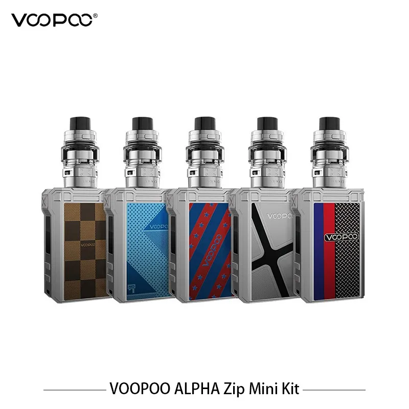 

Original Electronic Cigarettes VOOPOO ALPHA Zip Mini Kit 120W Zip Mini Box MOD 4400mAh 4ML Maat Tank MT-M2 MT-M1 Mesh Coil