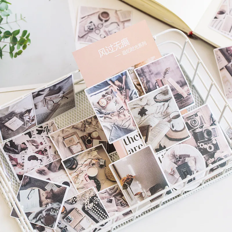

60pcs/pack Cute Remembrance Time Stationery Sticker Diary Planner Decorative Mobile Stickers Scrapbooking DIY Stickers