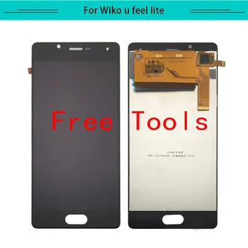 

Tested 1pcs For Wiko U Feel Lite Full LCD Display Assembly Complete with touch Screen Replacement Free Shipping