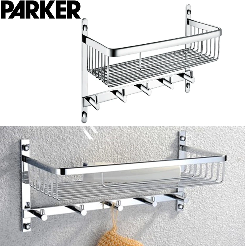 

The total copper export to Germany multifunctional copper basket shelf with hook line hook single bathroom basket