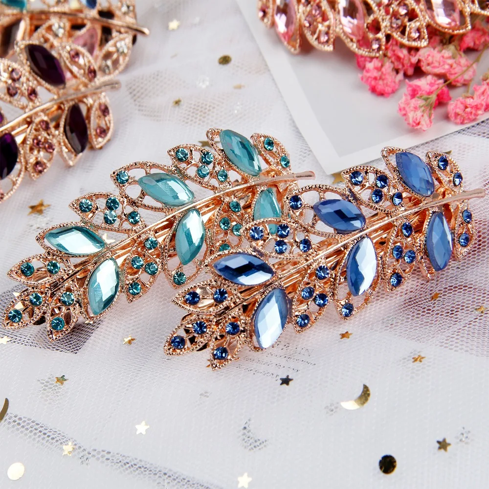 Hair Clips for Women Full Diamond Hairclip Hair Band Metal 4*1.5inch Scrunchie Hairpins BB Hairgrip Girls Hair Accessories Hair Clips for Women Full Diamond Hairclip Hair Band Metal 4*1.5inch Scrunchie Hairpins BB Hairgrip Girls Hair Accessories