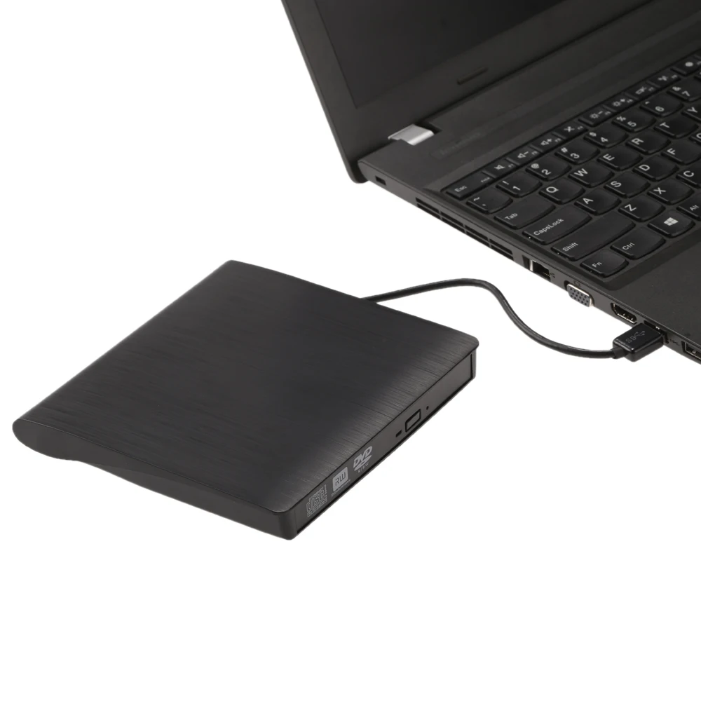 

USB 3.0 Portable Ultra Slim External CD-RW DVD-RW CD DVD ROM Player Drive Writer Rewriter Burner for Laptop PC Desktop Computer