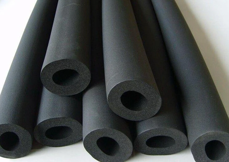 Sponge Rubber Pipe Thermal Insulation Tubular Pipeline Holder ID 6 10 13 16 20 25 32 40 50 63 75 90 110 x 7 9 15 20mm 1.6-1.8m pipe insulation sleeve