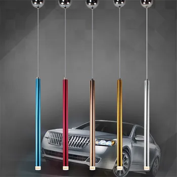 

LED Modern Dining Room Chandelier Pedant Light Industrial Simple Ceiling Hang Lamp Restaurant Shop Kitchen Bar Stainless Steel