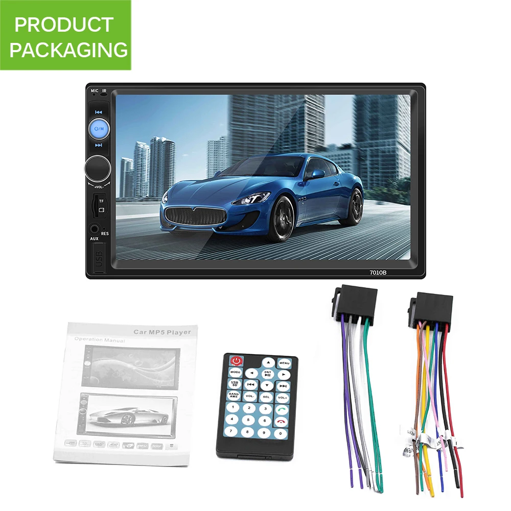 Автомобильный MP5 плеер fm-передатчик USB зарядное устройство адаптер рулевое колесо управление U диск ЖК-дисплей автомобильный комплект для IOS для Android
