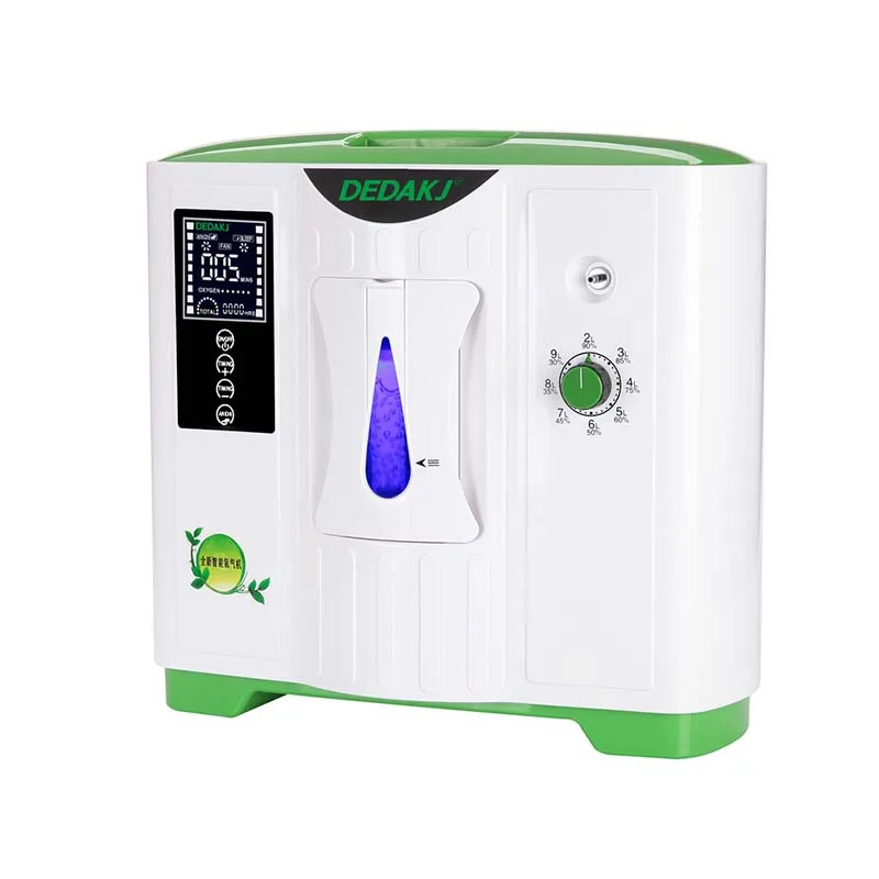  DEDAKJ DDT-2A Portable Oxygen Concentrator Generator Oxygen Making Machine Home Adjustable Air Puri