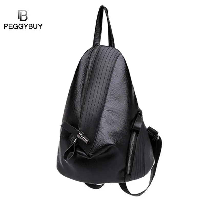 

Creative Leisure Women Backpacks Lady's PU Leather Backpacks Female School Shoulder Bags For Teenage Girls Travel Back pack New