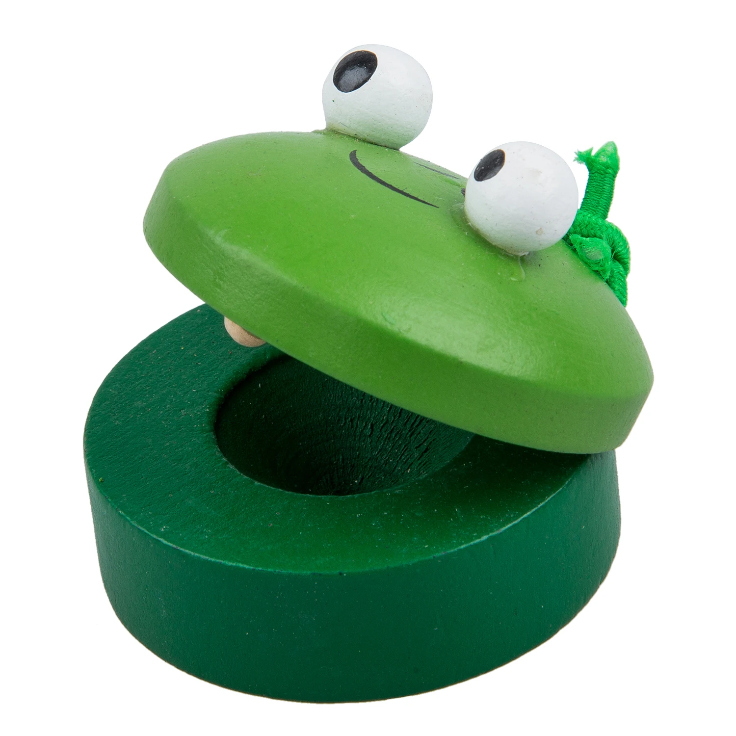 

Baby Animal-Patterned Round Wooden Castanet Musical Instrument Toy