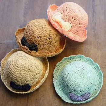 

2018 Infant Summer Outdoor Baby Girl Visor Cotton Sun Cap Baby Hat Prints Beach Bucket Hats Headwear Caps Brim Sun Hat Q1