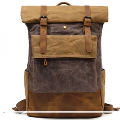 

Casual Men Canvas Backpack Male School Bag Mens Vintage Backpack for Women Female Travel Rucksack School Laptop Backpacks