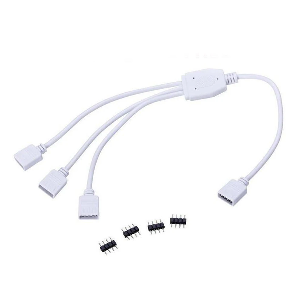 4Pin 5pin RGB коннектор rgbw кабель от 1 до 2 3 4 гнездо к гнезду разветвитель Удлинительный