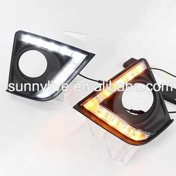 

For TOYOTA for Corolla LED DRL Daytime Running Light two colors 2014 Year