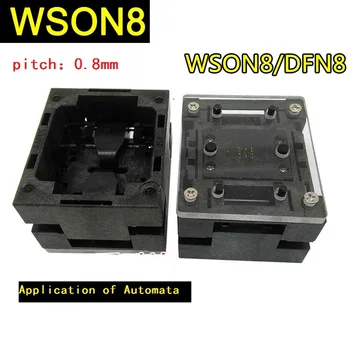 

WSON8 Top Window Test Seat DFN8-0.8 Spacing 4*3 mm Pressure Probe Aging Seat