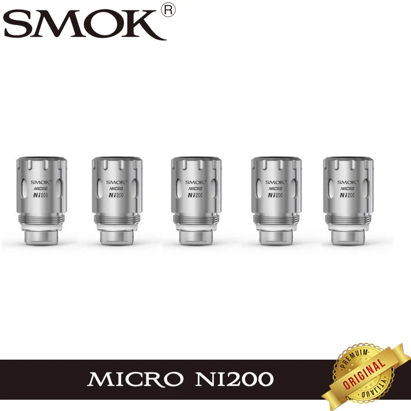 5 шт./лот оригинальный Smok микро Ni200 катушка запатентованная никель 200 двойная forSmok