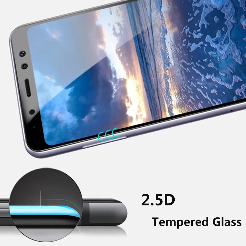 CAPAME для Samsung A7 2018 Защитное стекло экрана протектор Galaxy A5 2017 A3 2016 A6 A8 A9S закаленное