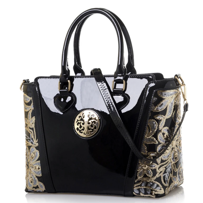 Buy Women's Patent Leather handbags Candy colors