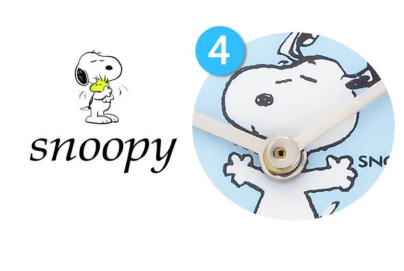 Детские часы Snoopy, женские часы, повседневные кварцевые наручные часы, милые кожаные детские часы snoopy, подарок