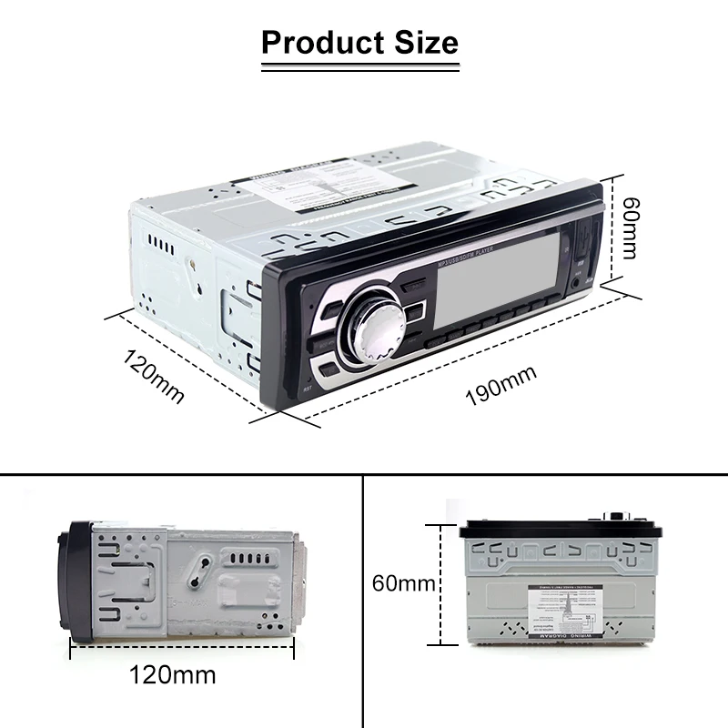 Автомагнитола, автомагнитола 1din, автомагнитола, bluetooth, аудио, mp3 рекордер, usb, sd, aux вход, oto teypleri, автомагнитола, Автомобильный плеер, зарядное устройство