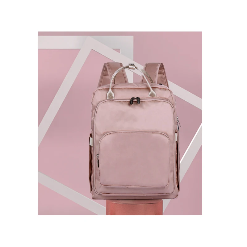 

Shoulder solid color fashion Mummy bag waterproof shoulder bag multi-function large capacity back milk bag portable waiting bag