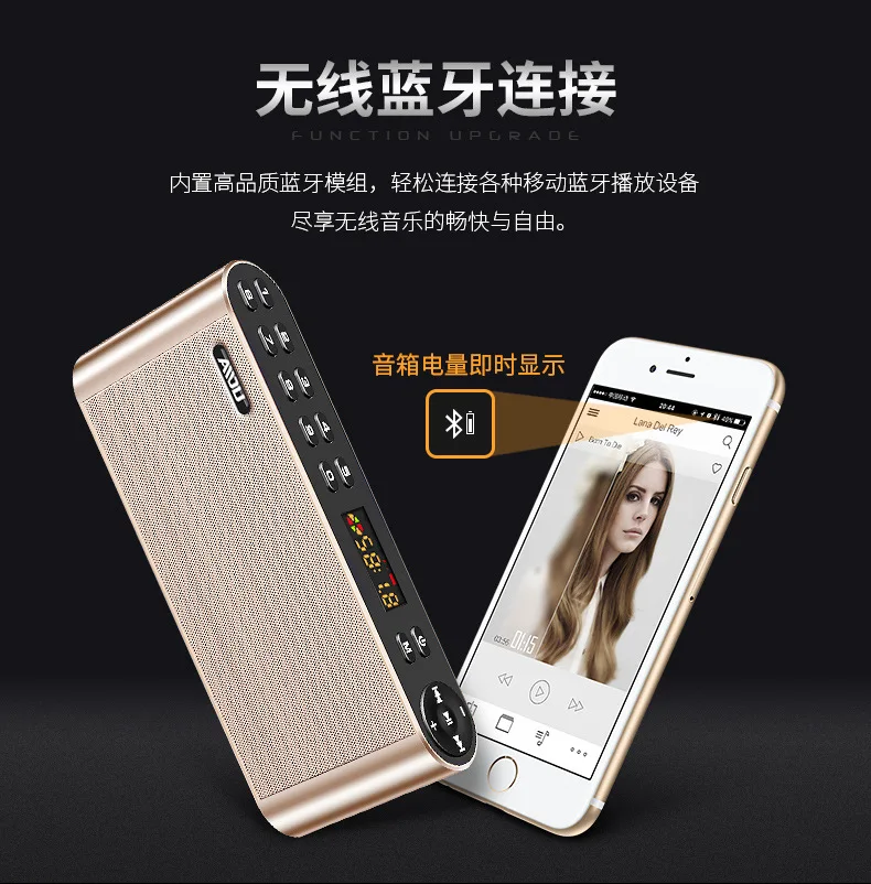 

Portable High quality Mini Q8 wireless Bluetooth speaker sound HIFI Dual Speaker FM Radio For iPhone iPad Samsung Xiaomi Phones