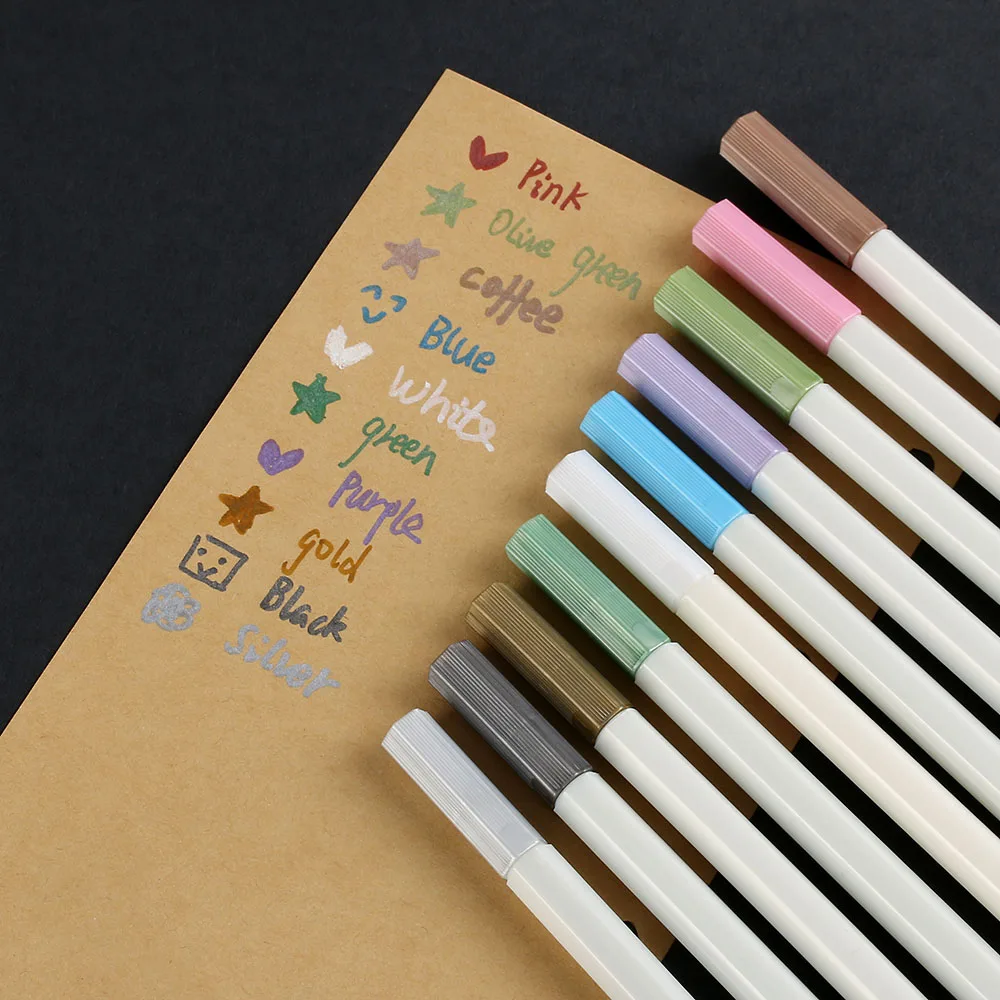 1 шт водостойкая акриловая краска маркеры Рисование DIY Перманентная Краска Ручка для бумаги Холст Металл Пластик