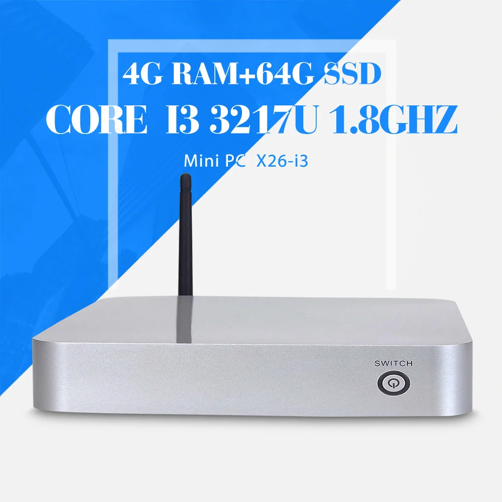 Lowest Price Big promotion!!! 3217u  4GB ram 64GB SSD micro industrial pc Mini Computer station fan  pc thin client support HD video Lowest Price Big promotion!!! 3217u  4GB ram 64GB SSD micro industrial pc Mini Computer station fan  pc thin client support HD video