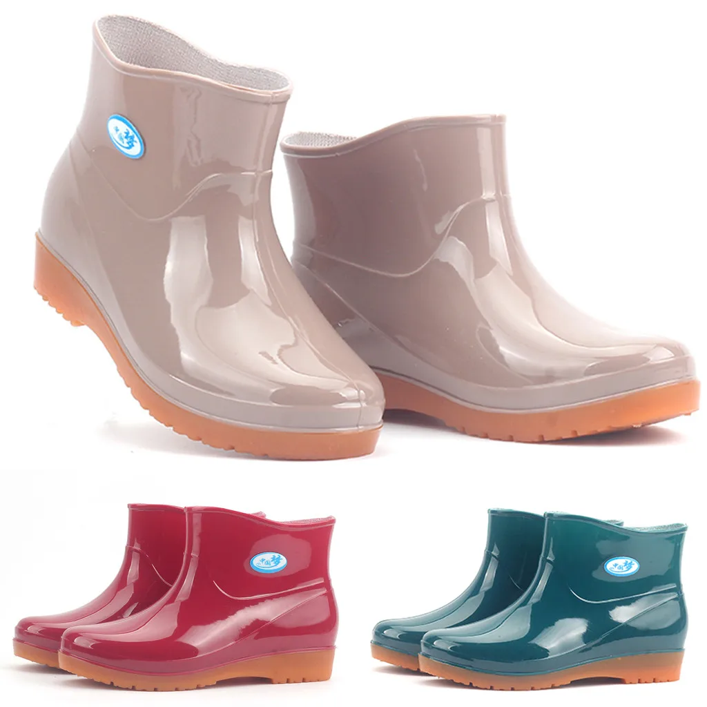 bota de chuva feminina cano curto