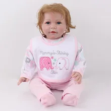 lol reborn doll 22inch New 100% Silicone + cloth body reborn baby adorable Lifelike toddler girl Bonecas gift toy bebe reborn lol reborn doll 22inch New 100% Silicone + cloth body reborn baby adorable Lifelike toddler girl Bonecas gift toy bebe reborn