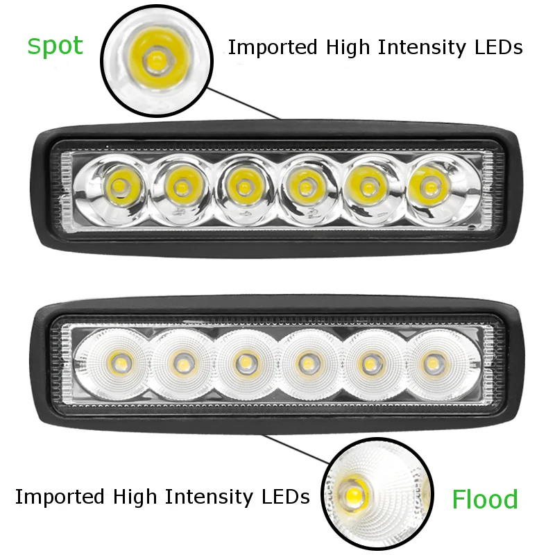 VISORAK-6-Inch-18W-Spot-Flood-LED-Work-Light-Bar-12V-24V-LED-Beams-For-Car (3)