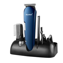 Kemei перезаряжаемый триммер для волос, титановая машинка для стрижки волос KM 550, бритва, триммер для бороды, триммер для стрижки волос, инструменты для очистки кожи