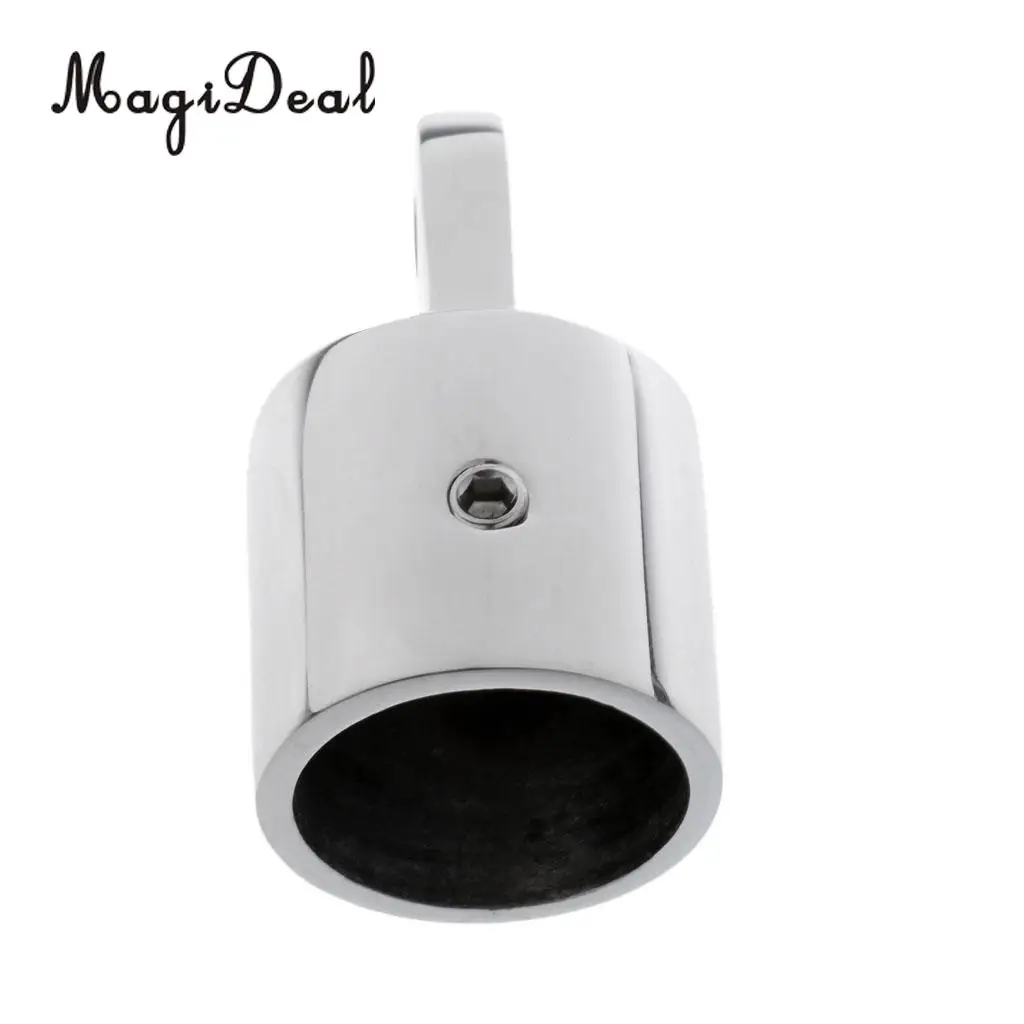 MagiDeal Universal Eye End Cap Bimini Top Fitting Boat Hardware 316 Marine Stainless Steel 22mm/25mm for Rowing Canoe Dinghy Acc