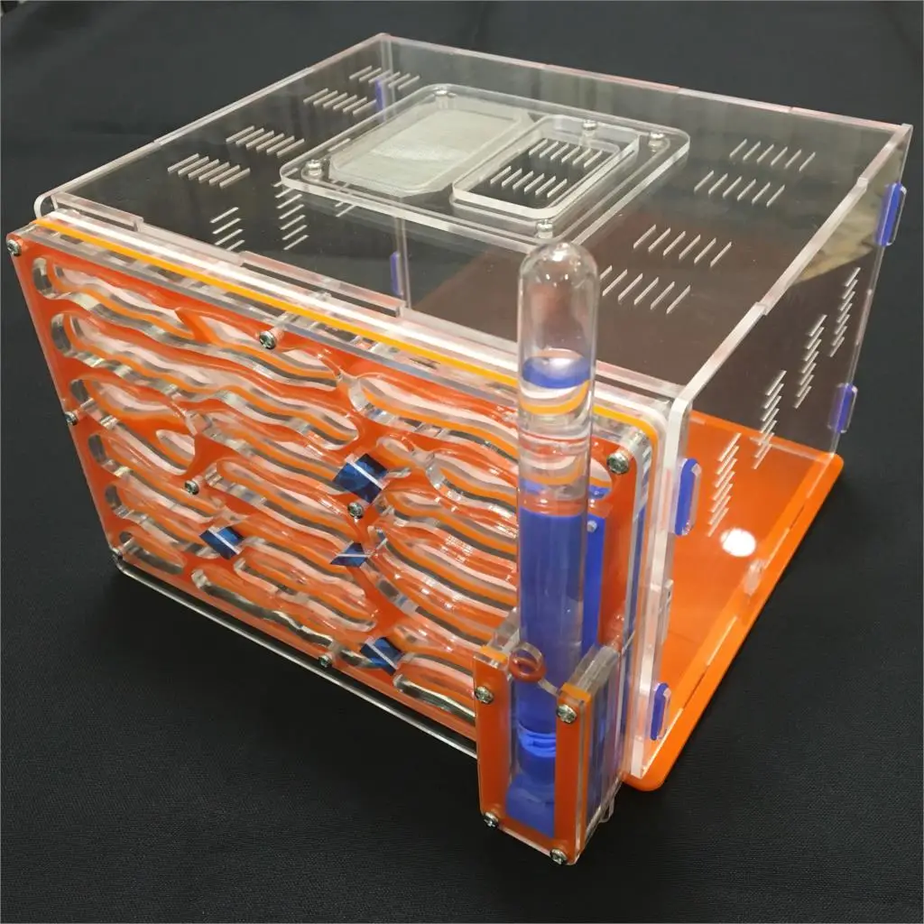 villa 20*13*18.2cm big DIY moisture with feeding area ant nest ,ant farm acryl, insect ant nests villa pet mania for house ants