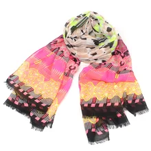 Tartan tassel scarf women winter xadrez brand foulard wrap ring scarves striped neckerchief foulards femme bufandas