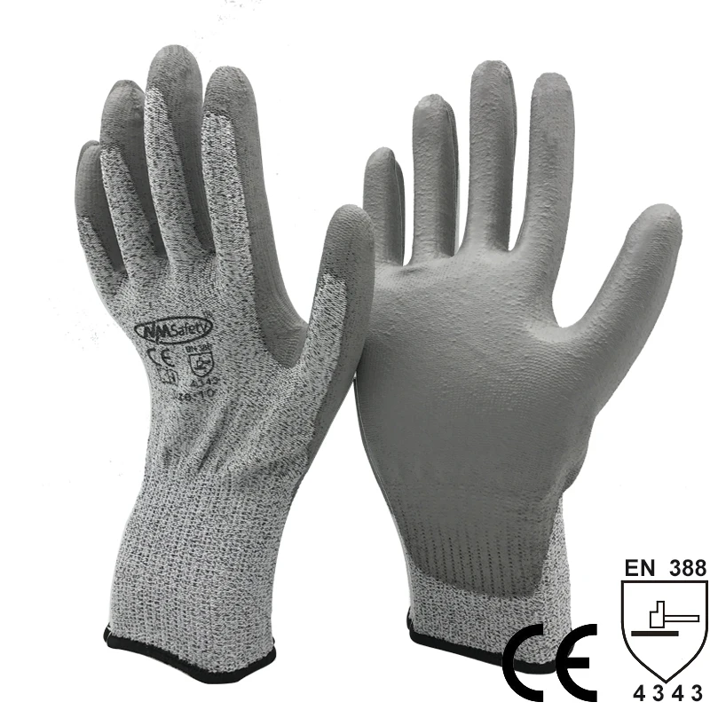 1 пара защитных рабочего перчаток NM Safety Level 3 EN388 4343|work gloves|safety work gloveswork safety gloves |