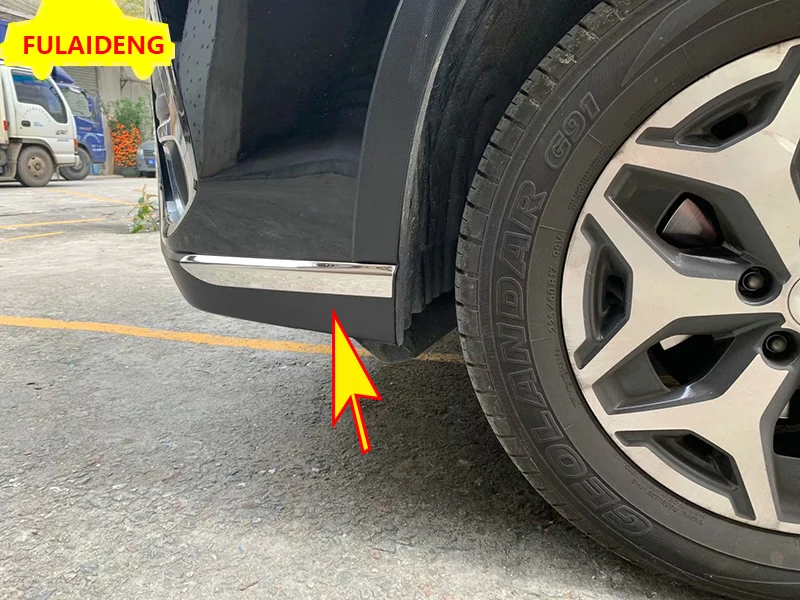 2 шт. для Subaru Forester ABS Хром передний угол бампер накладка покрышка аксессуары для стайлинга автомобилей