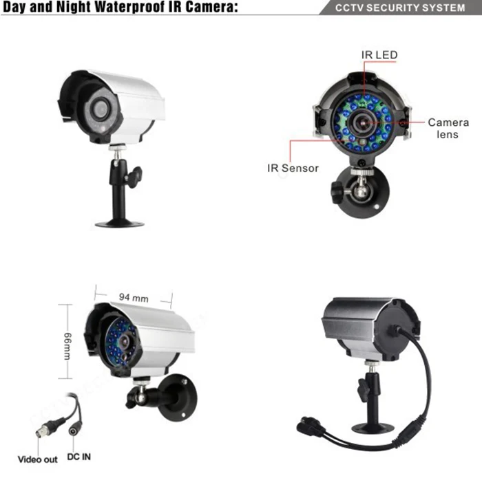 Наблюдения 8ch 960 h система видеонаблюдения DVR HVR NVR для IP 700TVL камеры безопасности