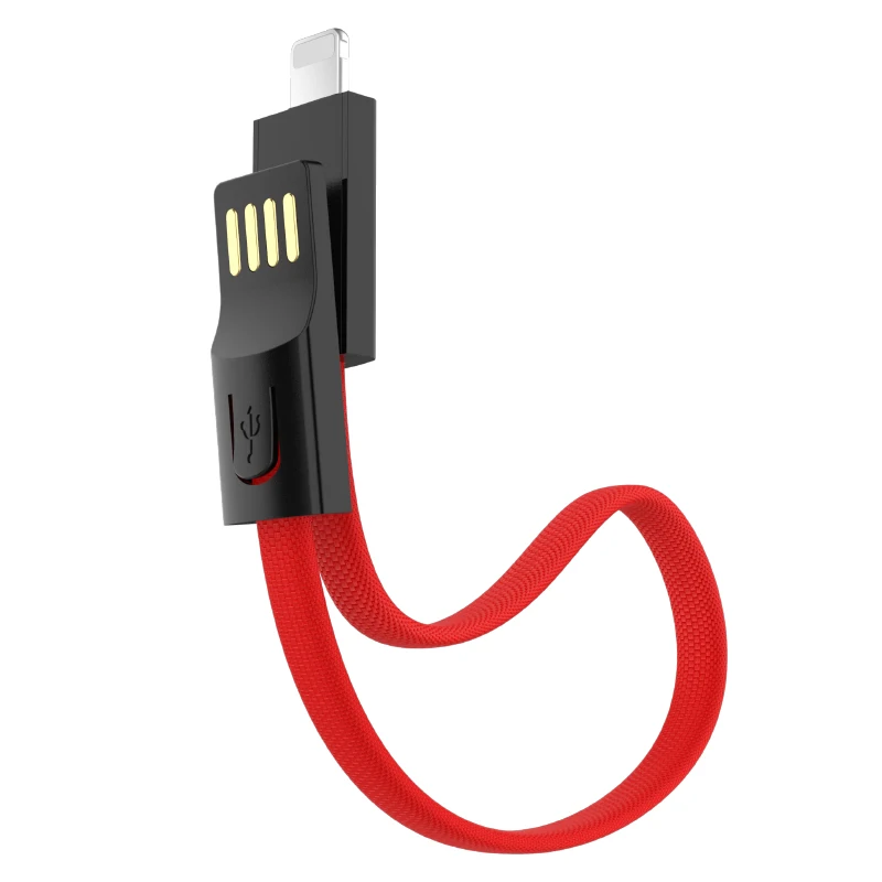 Многофункциональный USB кабель для iPhone/Type C/Micro зарядный брелок аксессуар