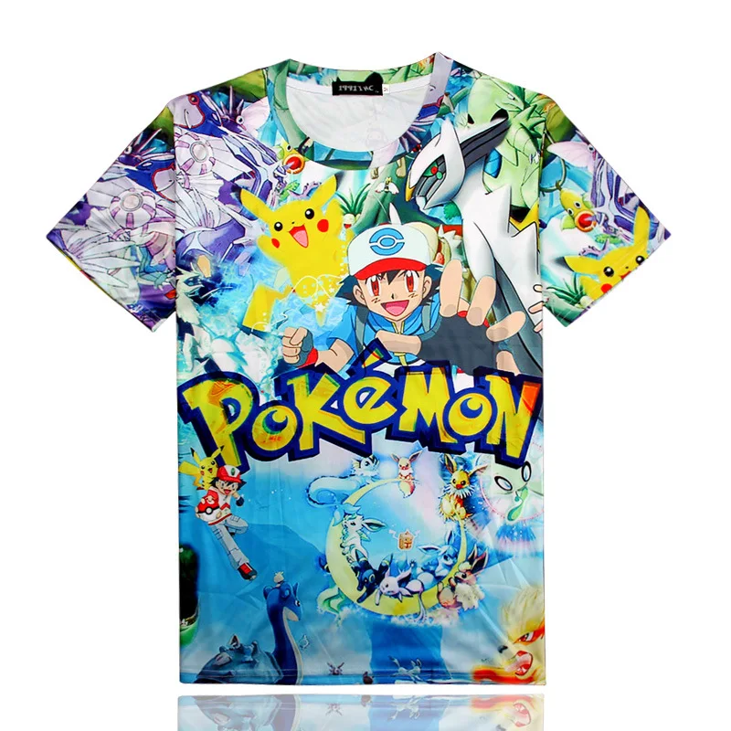 

Pokemon Go Naruto Dragon Ball One Piece print 3d T Shirt Men 2019 Fashion Casual Mens Short Sleeve T-shirts Cheap Male Tops Tees