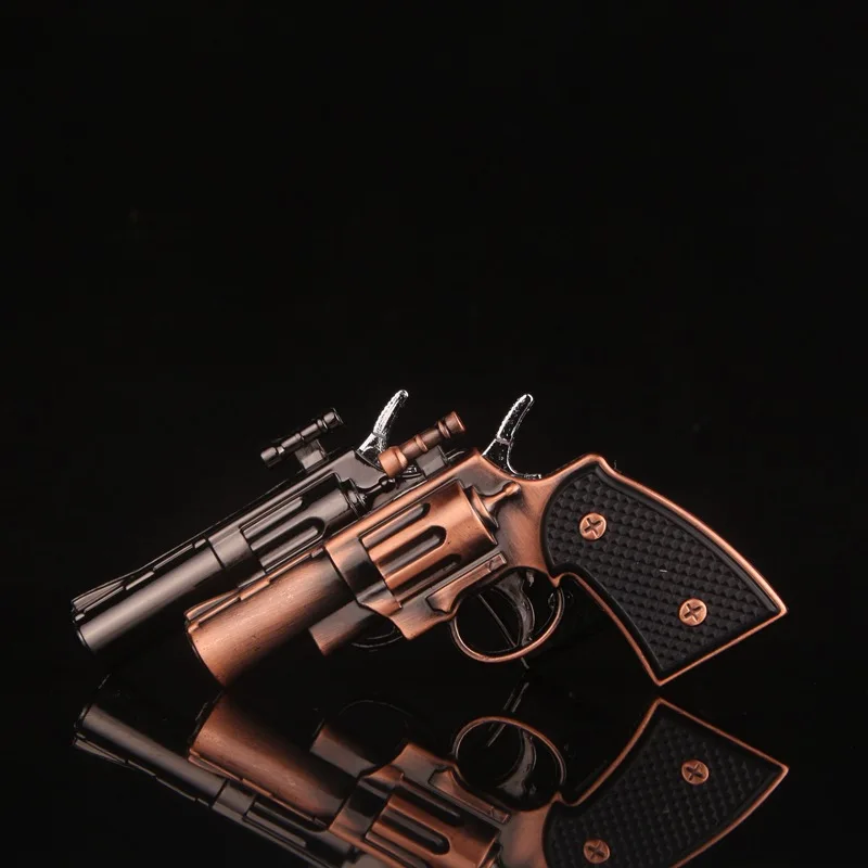 Buy Miniature metal windproof lighters gun lighters